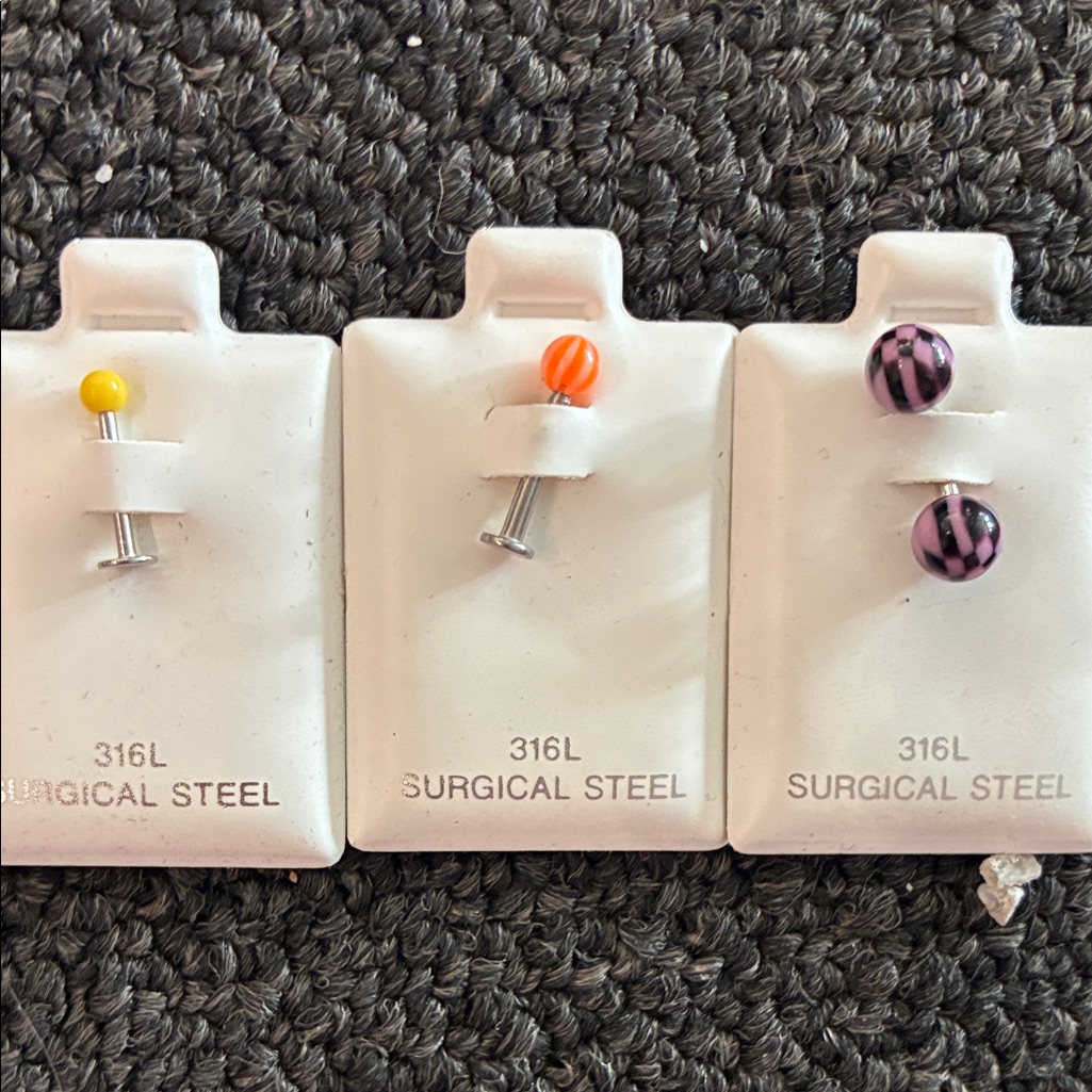 Colorful Surgical Steel Earrings Set